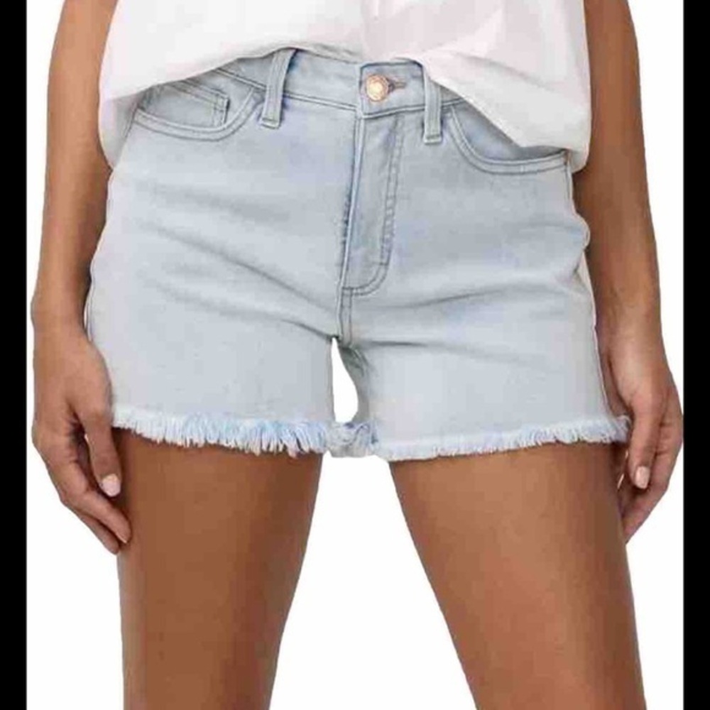 NWT Lauren Conrad Cutoff Jean Shorts Super High Rise Stretch 4” Inseam Sz 16 New